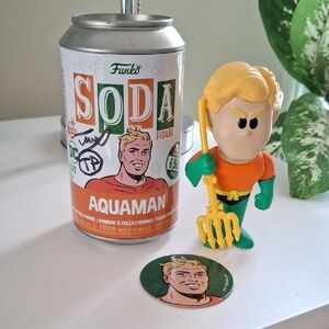 *Autographed* Funko Aquaman Soda Figure